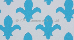 P.W. Cannon & Son Ltd - White Pattern No 9 Fleur de Lys Powder Coated Metal Sheets for use in Radiator Covers, Cabinets and as Screening Panels
