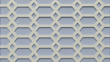 P.W. Cannon & Son Ltd - White Pattern No 52 Powder Coated Metal Sheets - Grilles for use in Radiator Covers, Cabinets and as Screening Panels