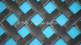 P.W. Cannon & Son Ltd - Pewter Woven Effect Powder Coated Metal Sheets - Grilles for use in Radiator Covers, Cabinets and as Screening Panels