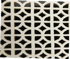 P.W. Cannon & Son Ltd - White Faced MDF Grilles for use in Radiator Covers, Cabinets and as Screening Panels